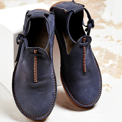 Noël - Chaussures en cuir pour femmes polyvalentes