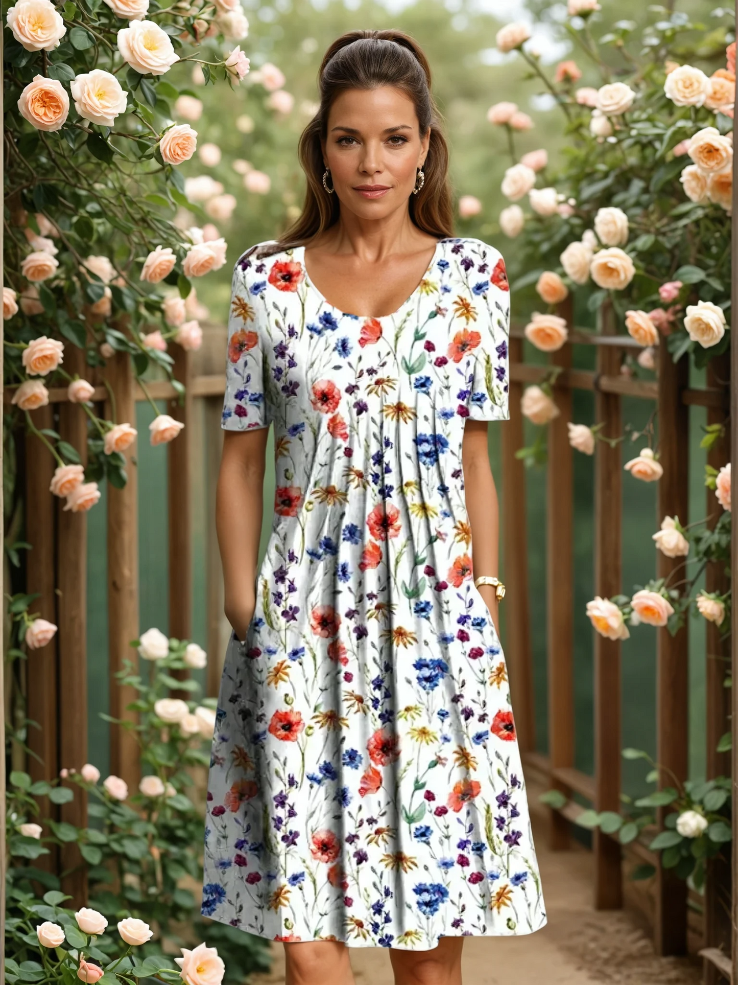 Marianne™ | Robe Élégante avec Couverture du Ventre