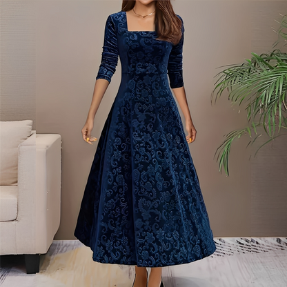 Malvina - Robe élégante avec décolleté carré pour femmes