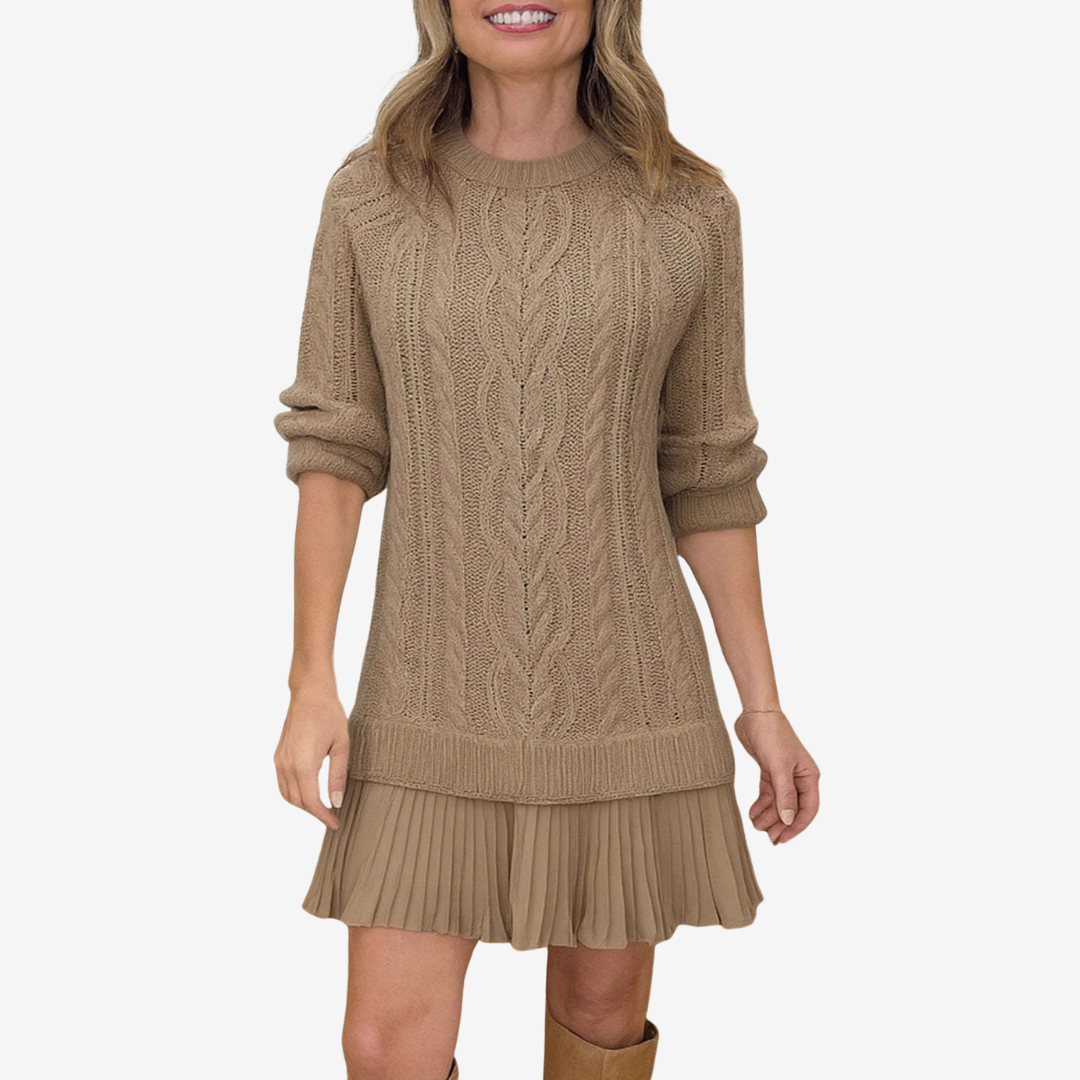 Chiara - Robe en Maille Col Rond
