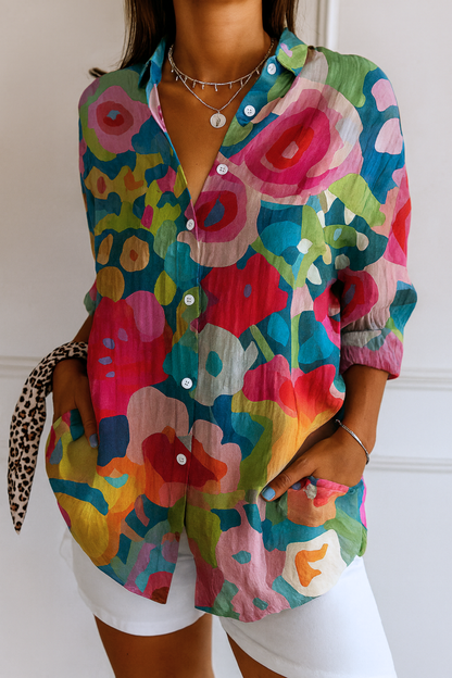 Astra | Blouse à Motif Coloré