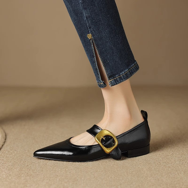 Kristina - Ballerines décontractées à bout pointu pour femmes
