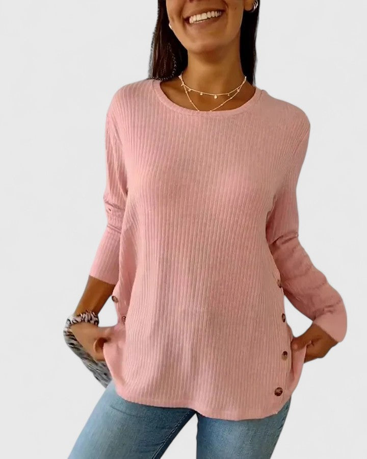 Megan™ | Haut Crew Élégant