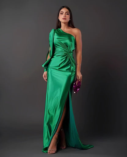 Jenna - Robe de soirée élégante avec fente pour femmes
