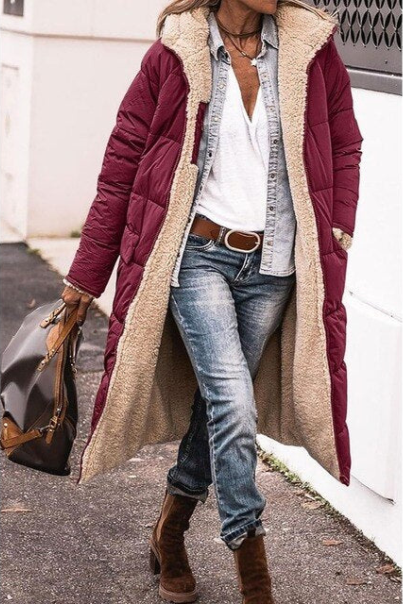 Sasha™ - Manteau Réversible Élégant Premium