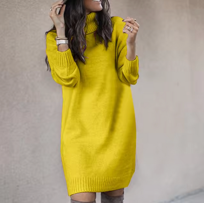 Robe-pull Col roulé pour femme | Mini