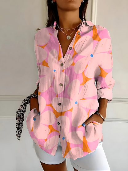 Yllona – Blouse Détendue à Boutons
