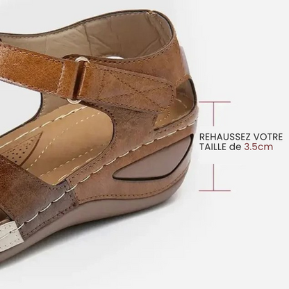 Vera - Sandale à Talon Wedge et Coussin