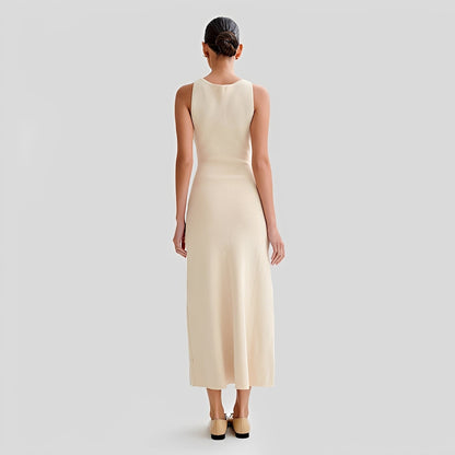 Jessica - Élégant robe midi longue avec boutons pour femmes