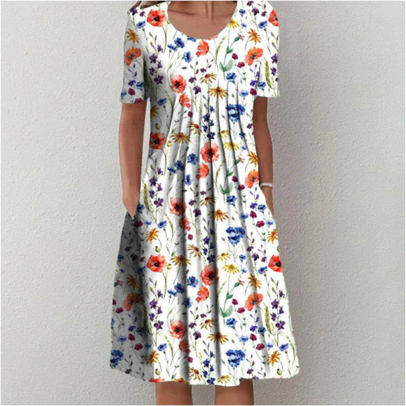 Erin - Robe élégante à motif floral