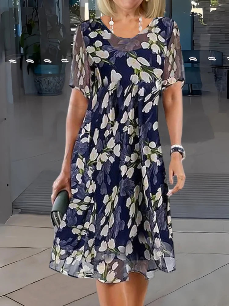 Robe Florale Élégante pour l'Été