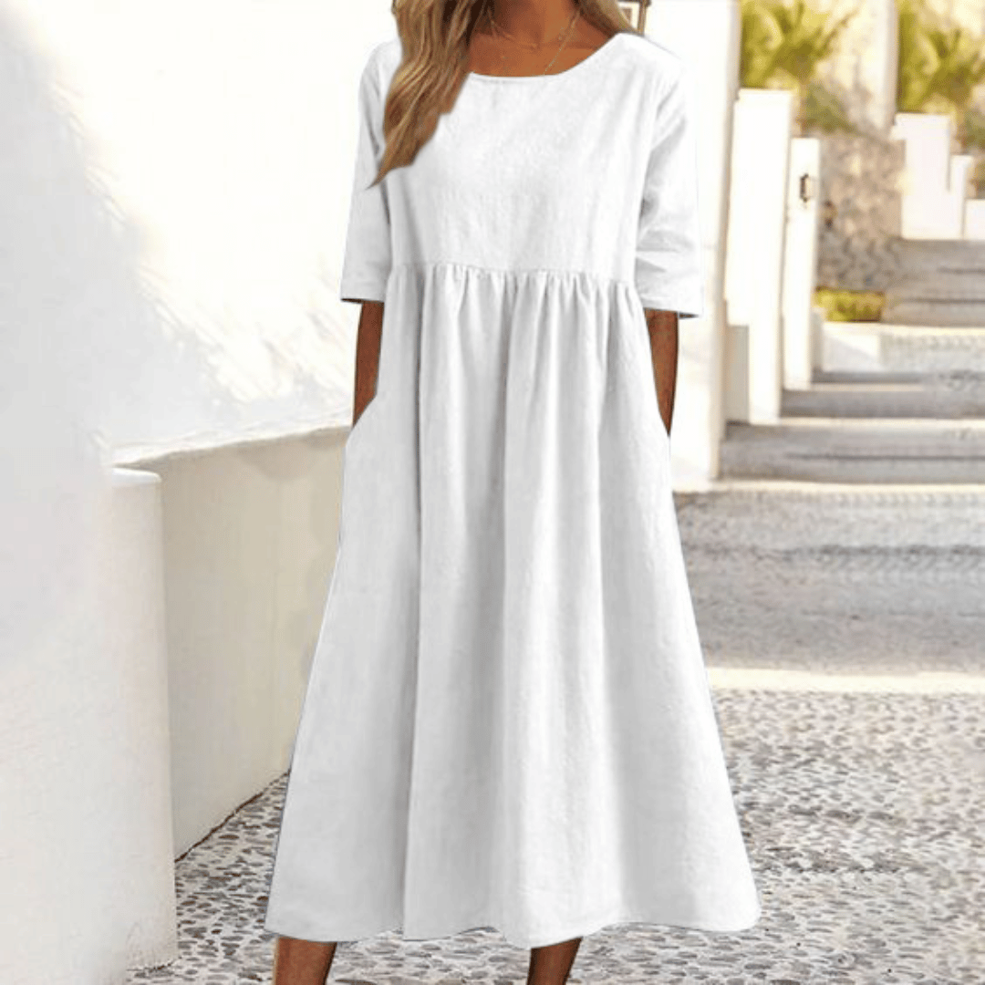 Caitlin | Robe Fait Main avec Couverture pour l'Abdomen