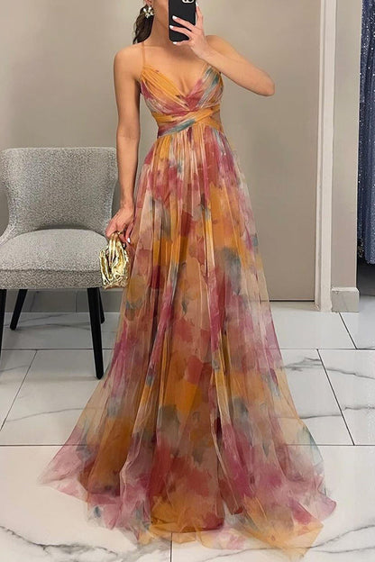 Eva | Robe longue florale qui met en valeur