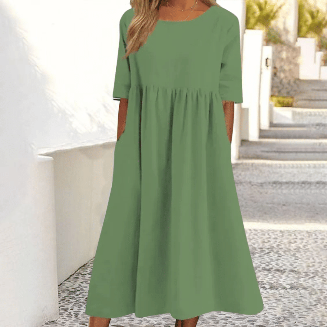 Caitlin | Robe Fait Main avec Couverture pour l'Abdomen