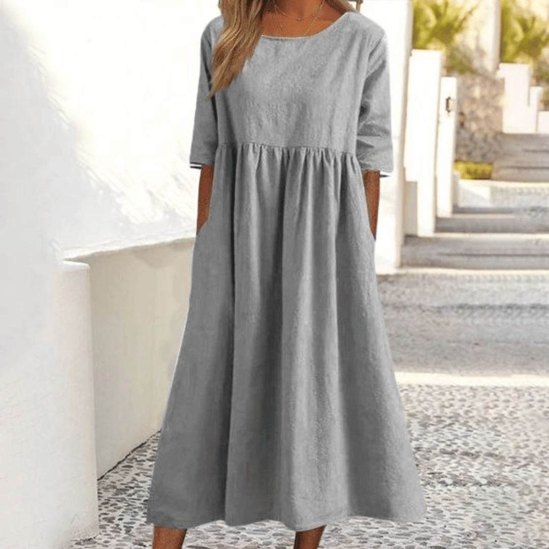 Caitlin | Robe Fait Main avec Couverture pour l'Abdomen