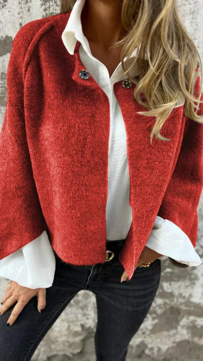 Tess™ | Cardigan Moderne en Laine Premium