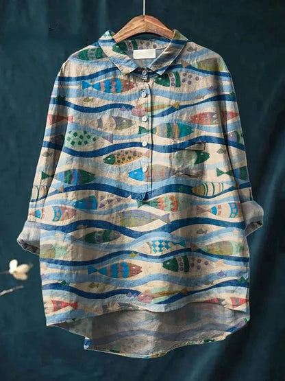 Darcy™ - T-shirt Art Poisson