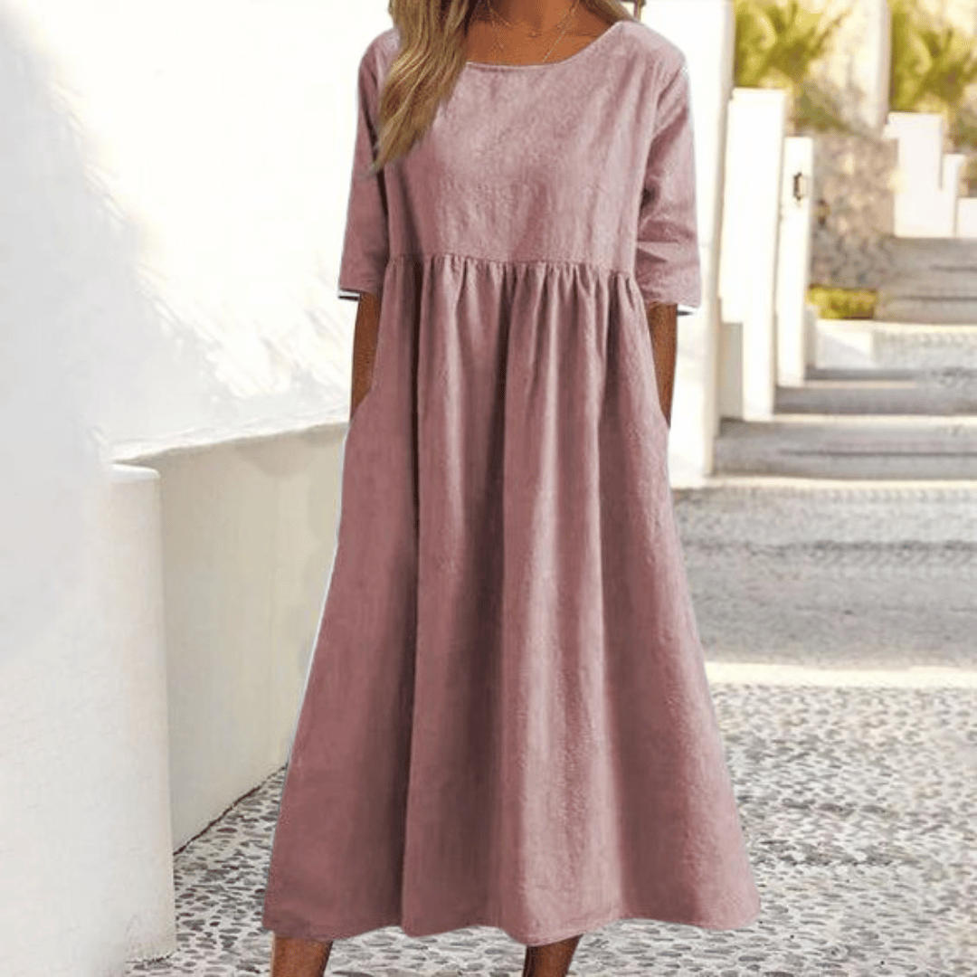 Caitlin | Robe Fait Main avec Couverture pour l'Abdomen