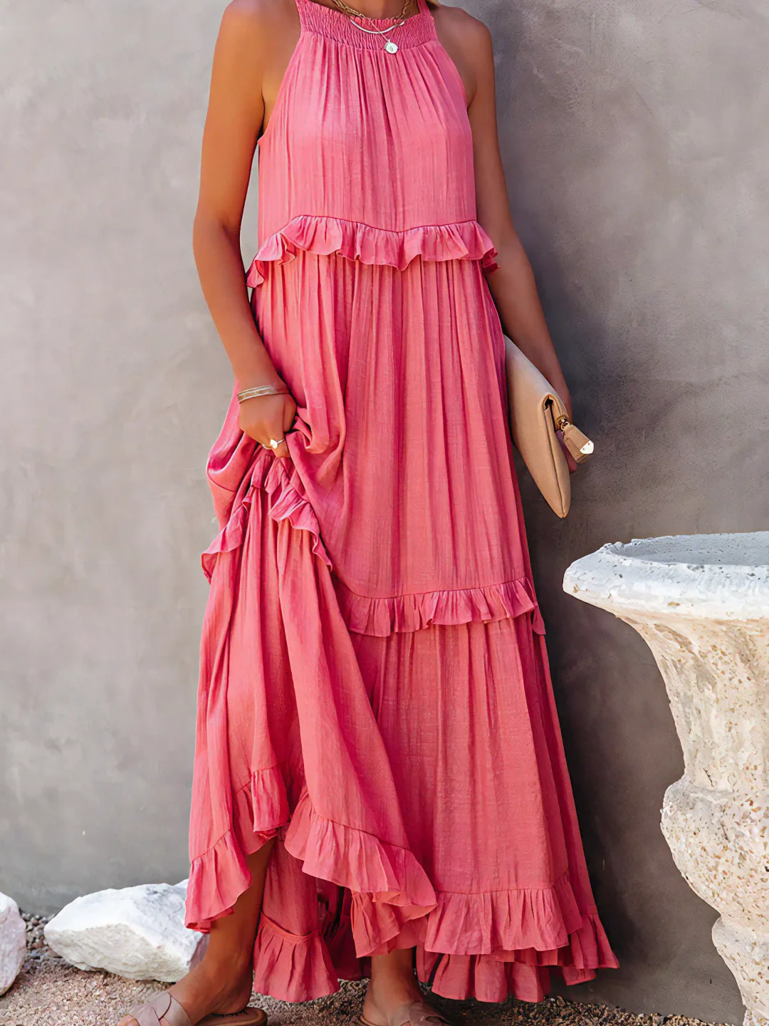 Mabel - Robe Maxi à Volants