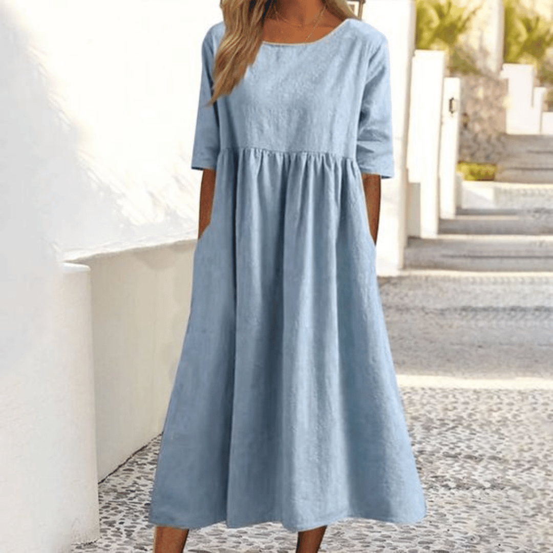 Caitlin | Robe Fait Main avec Couverture pour l'Abdomen