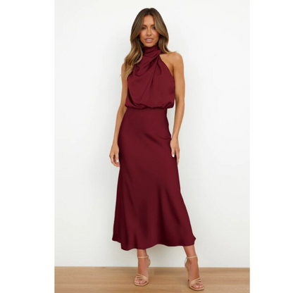 Robe de Soirée licol pour femme | Midi