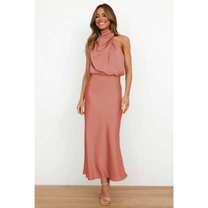 Robe de Soirée licol pour femme | Midi