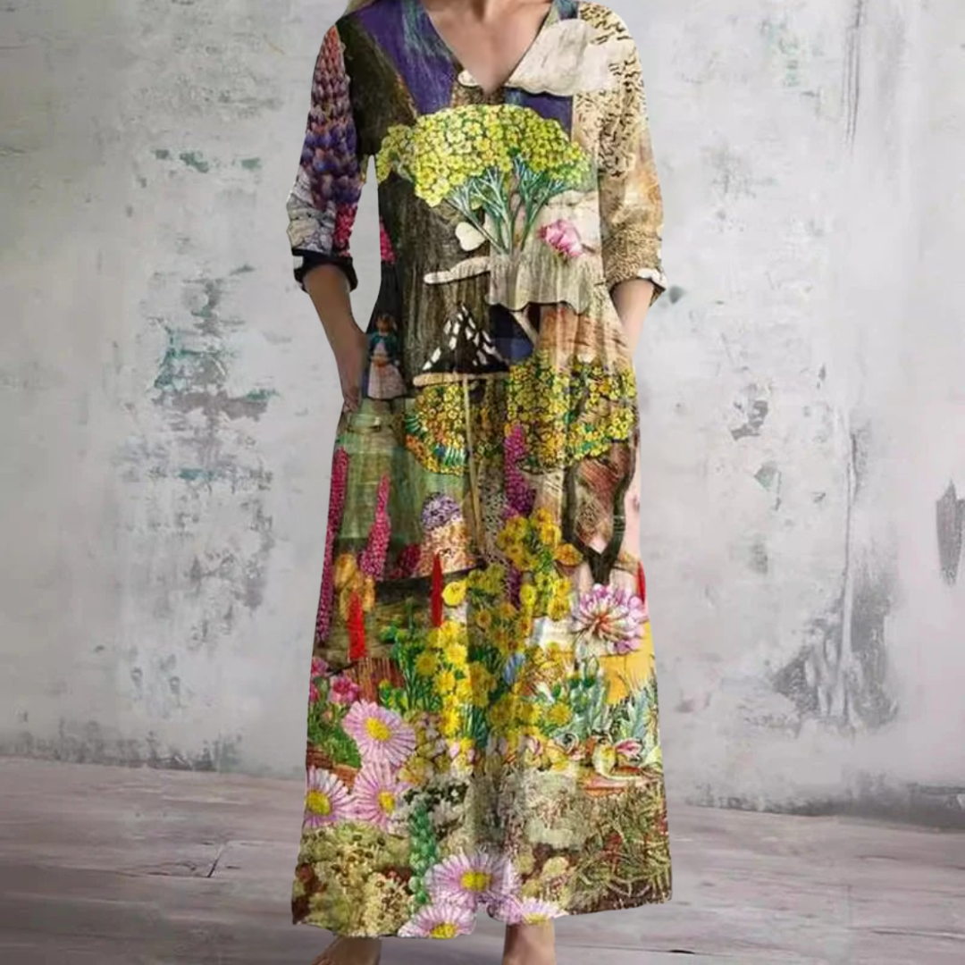Olda™ | Robe d'Été Fleurie