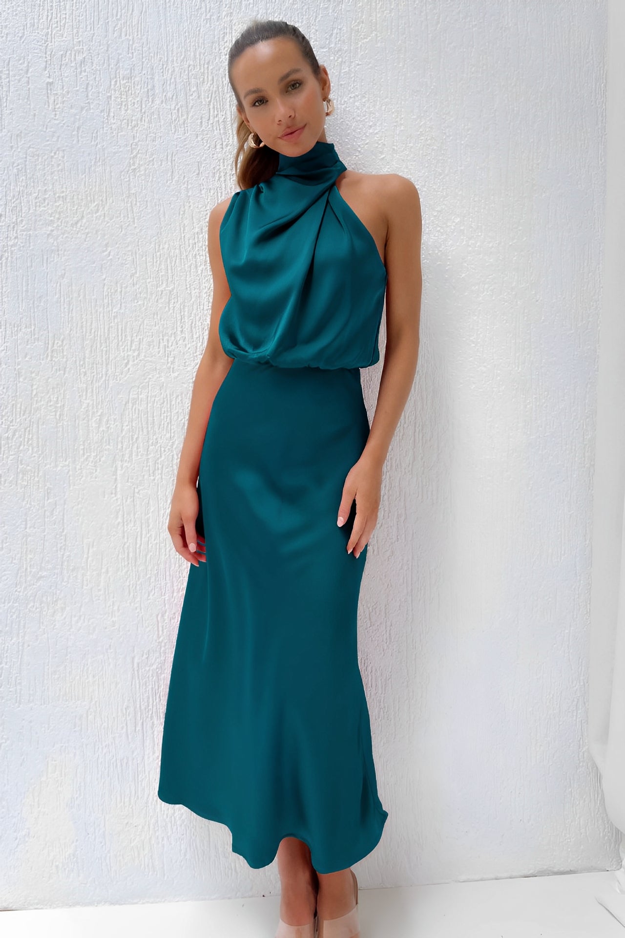 Marley - Élégante robe de soirée en satin pour femmes
