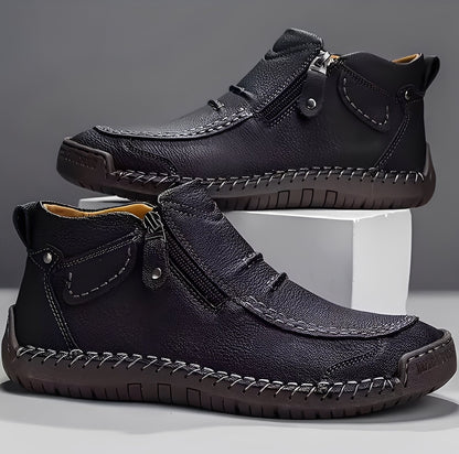 Ferdie - Chaussures de confort modernes avec fermeture éclair pour hommes