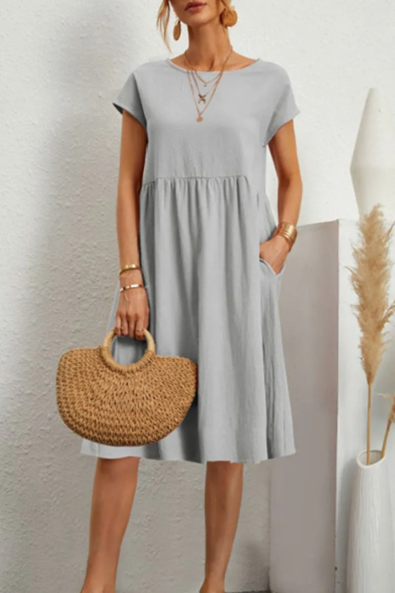 Imogen - Robe Moderne en Patchwork