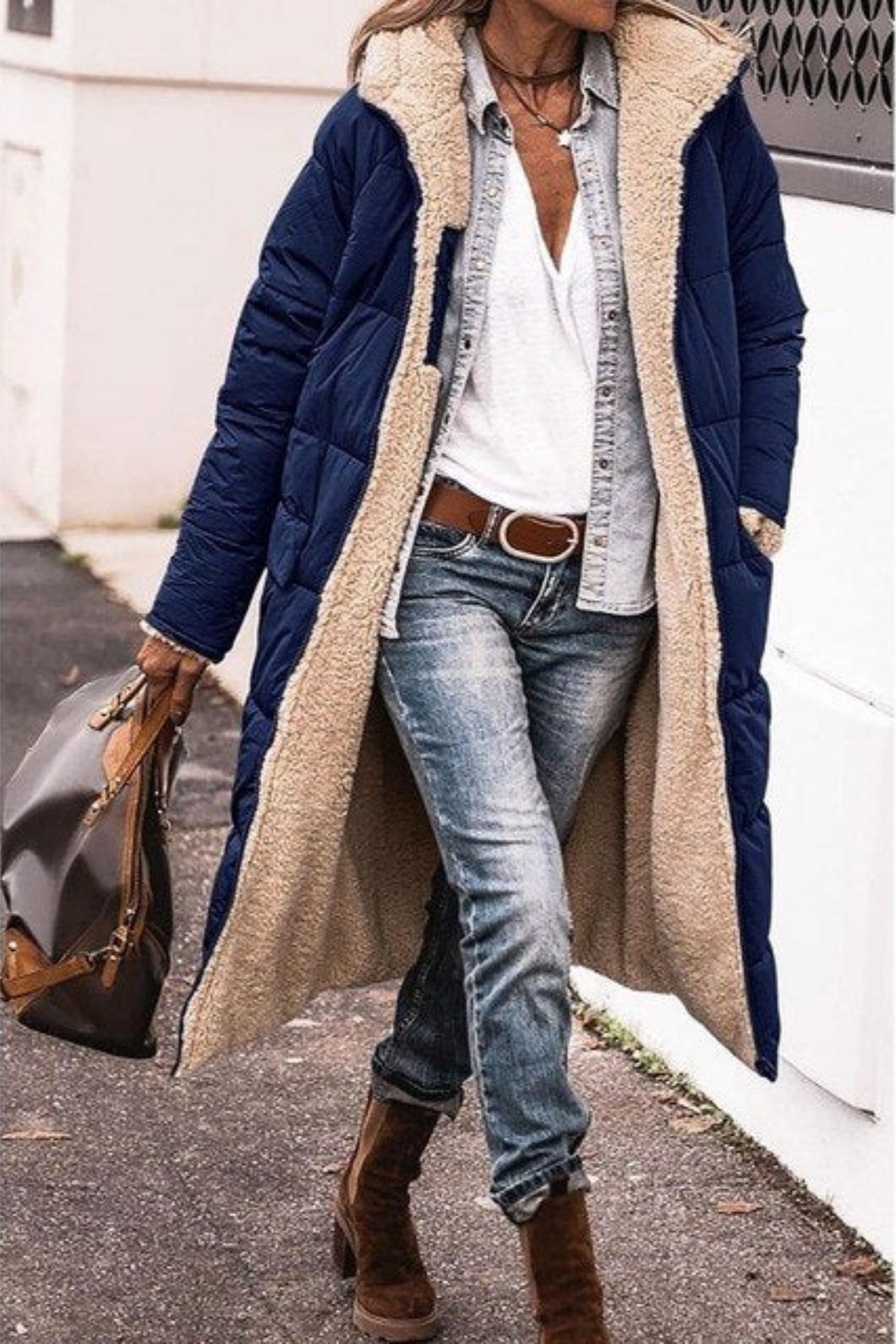 Sasha™ - Manteau Réversible Élégant Premium