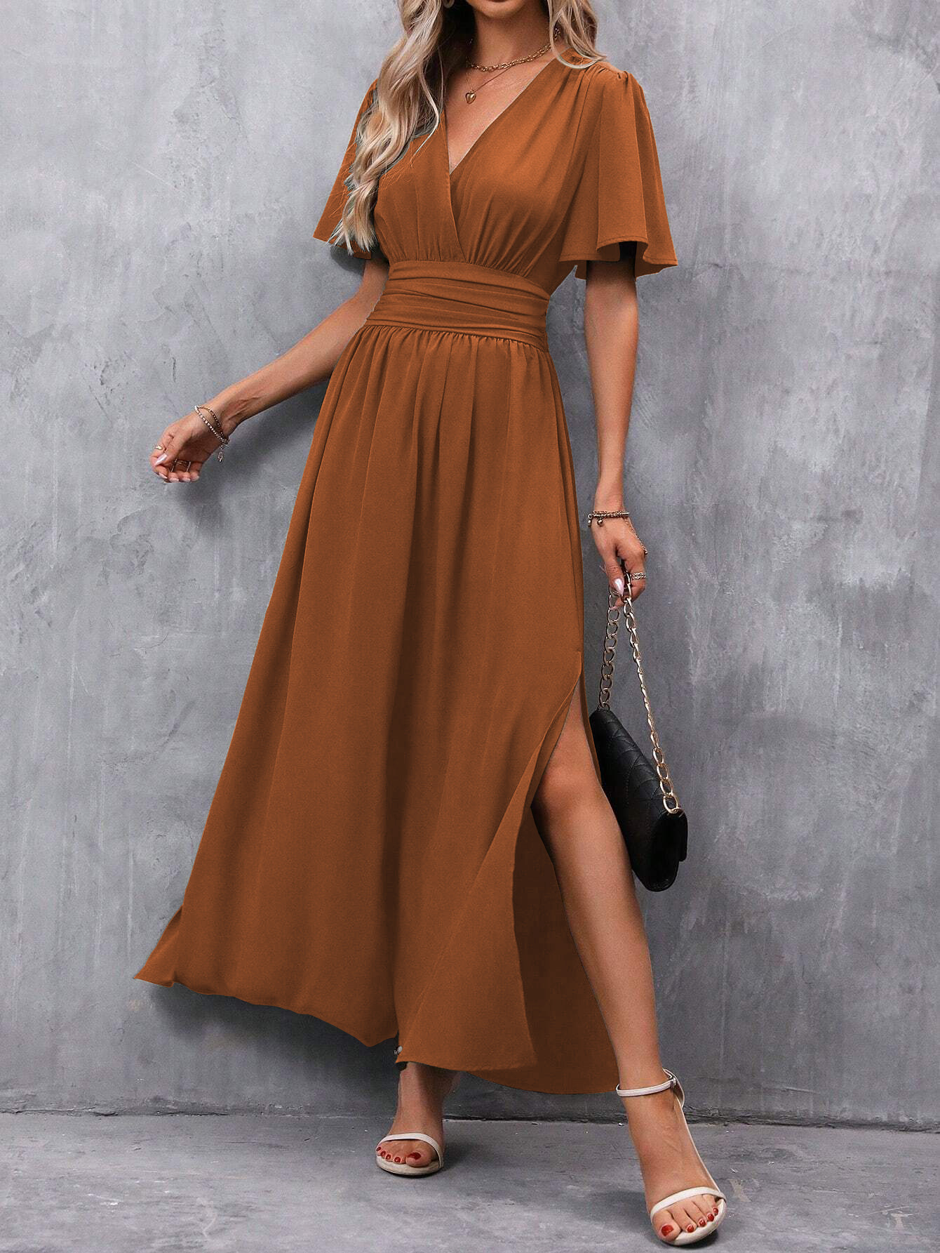 Rosabella - Robe femme à taille froncée
