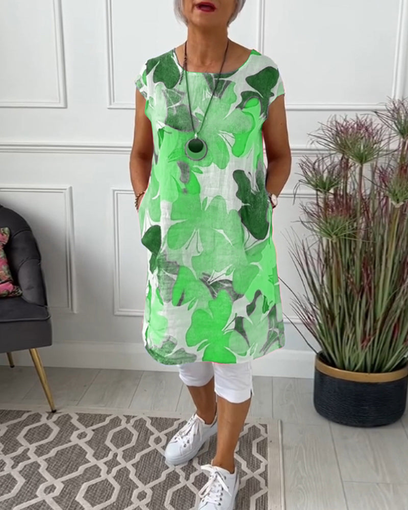 Robe Fleurie Ingrid - Élégance Informelle et Confort Quotidien
