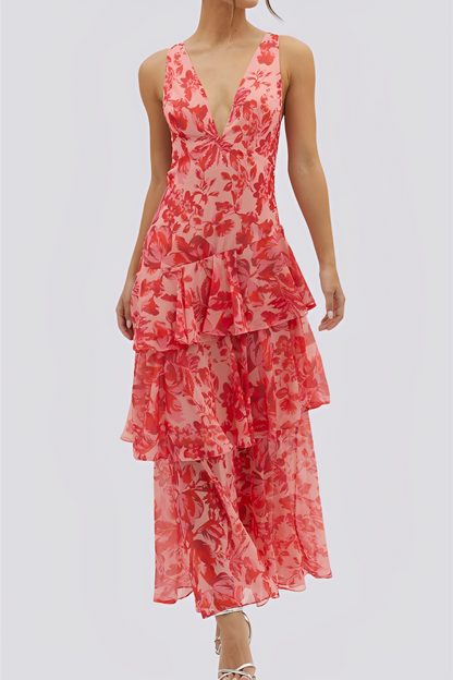 Tiffany - Robe maxi élégante avec un col halter pour femmes