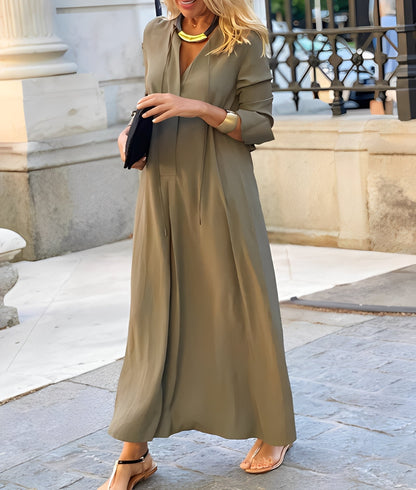 Nicole - Robe maxi décontractée et fluide pour femmes
