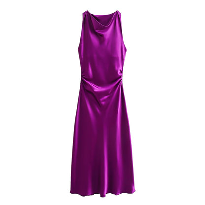 Veronica - Robe Midi Halter Élégante pour Femmes