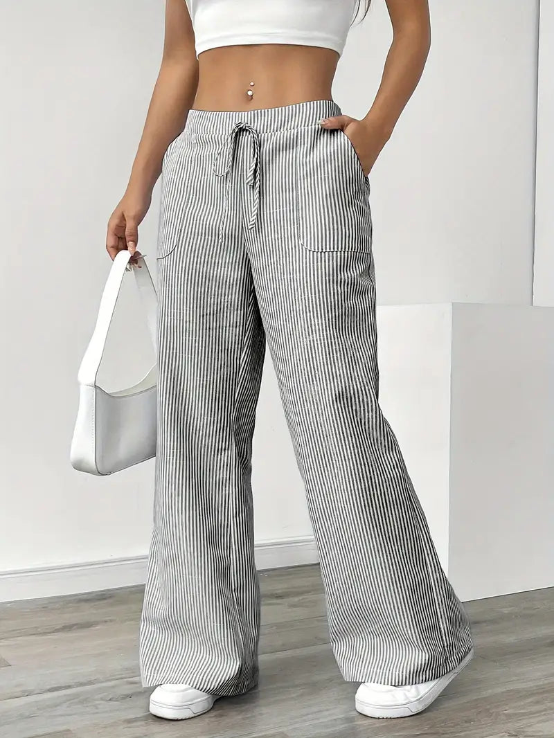 KARINA - PANTALONS RAYÉS ÉLÉGANTS