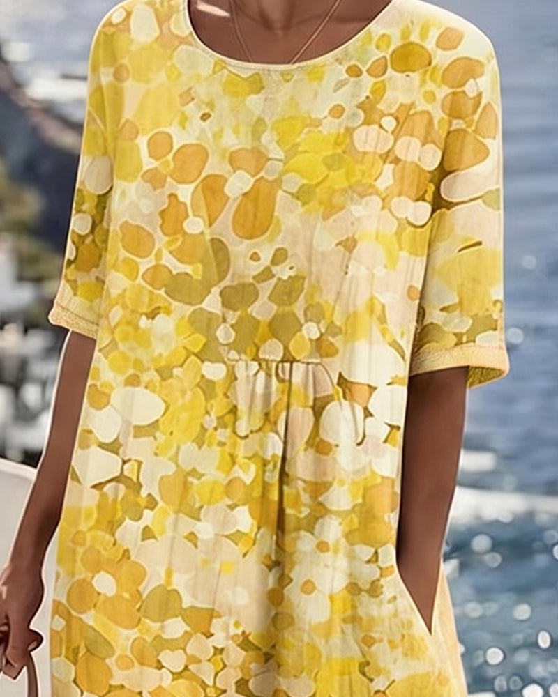 Robe ample imprimée