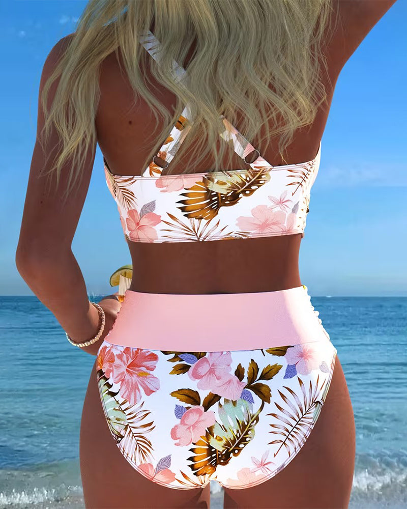Jolina - Ensemble Bikini avec Imprimé Floral