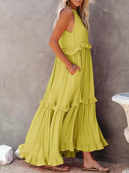 Mabel - Robe Maxi à Volants