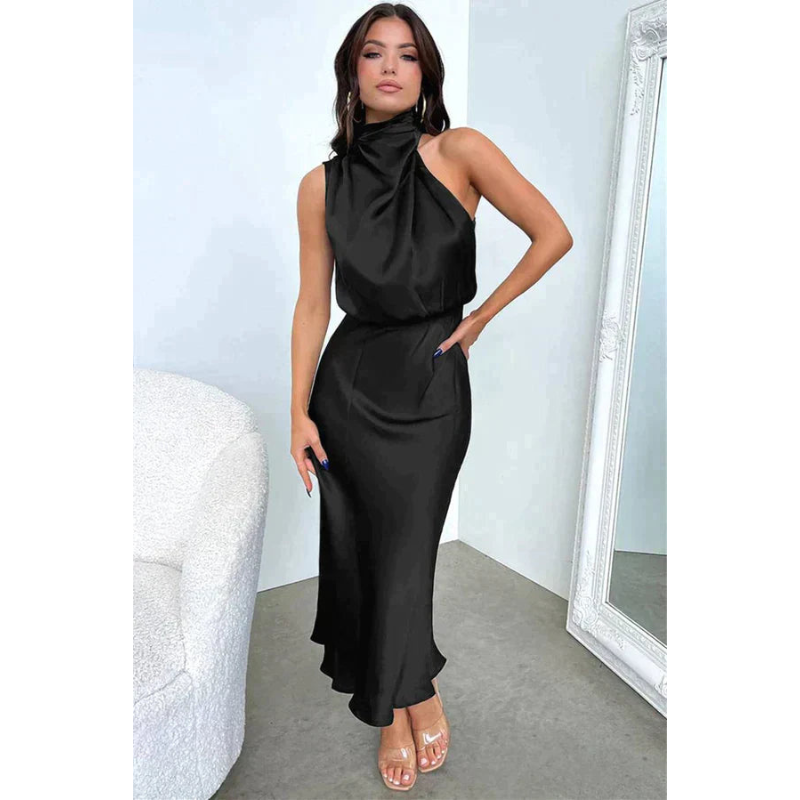 Robe de Soirée licol pour femme | Midi