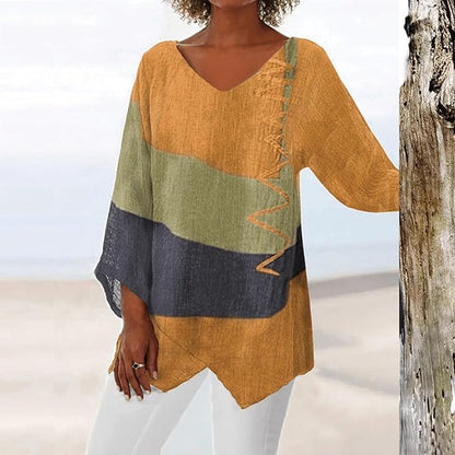 Ella - Blouse Longue à Manches Longues Confortable pour Tous les Jours