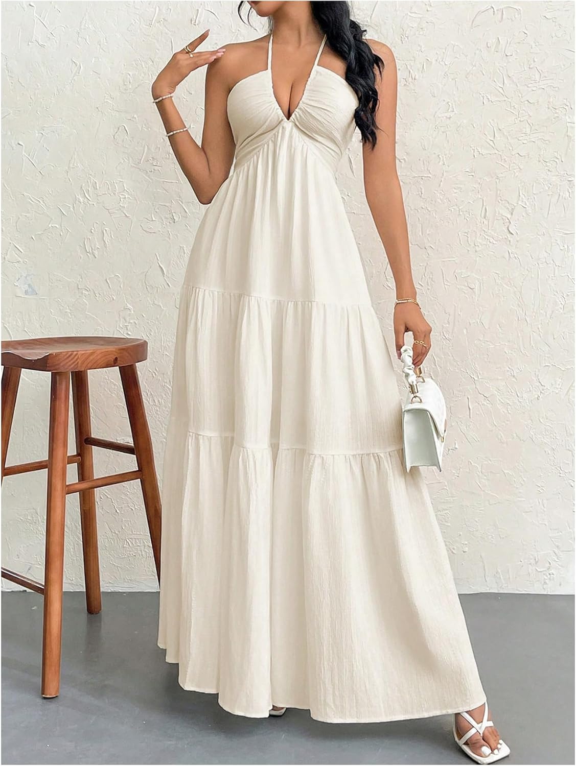 Robe Maxi Fluide Élégante - Coupe Flatteuse et Confortable