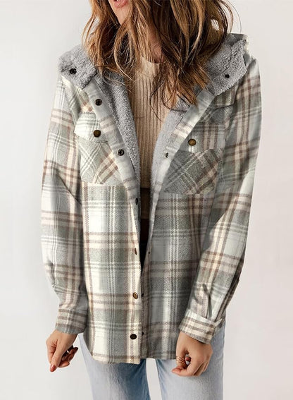 Elvessa | Veste en Flanelle à Carreaux