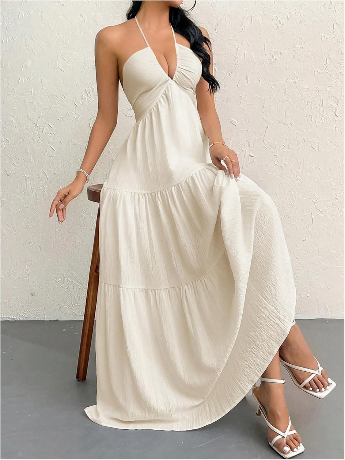 Robe Maxi Fluide Élégante - Coupe Flatteuse et Confortable