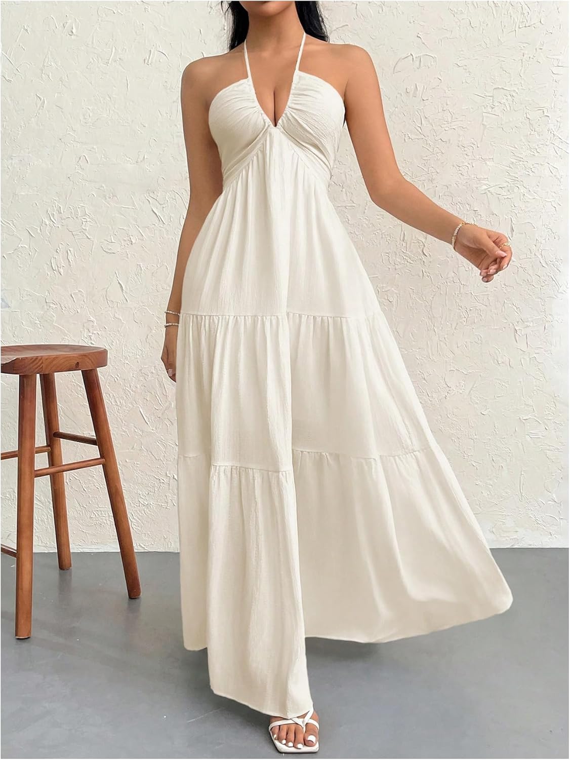 Robe Maxi Fluide Élégante - Coupe Flatteuse et Confortable