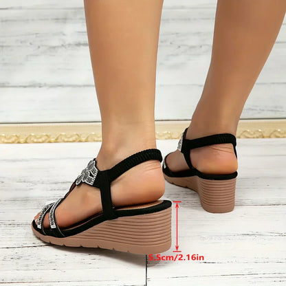 Velen™ Sandales Compensées Élégantes et Confortables