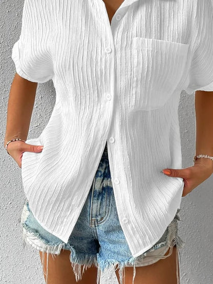 BLOUSE CLASSIQUE À COL ZAHINA