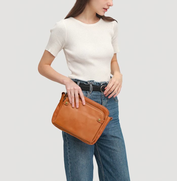 Jovie - Sac à Bandoulière Élégant à Trois Couches