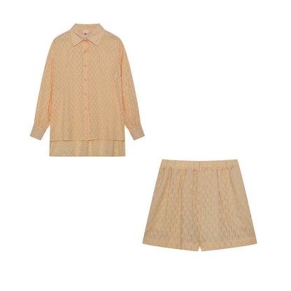 Elizabeth - Ensemble Chemise et Shorts Aérés